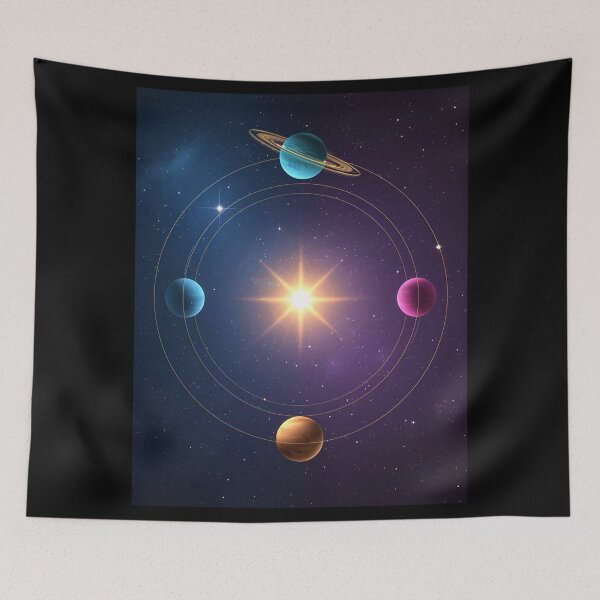 Item preview, Cosmic Ikigai Universe Spiritual Symbol designed and sold by ChicTrendz.