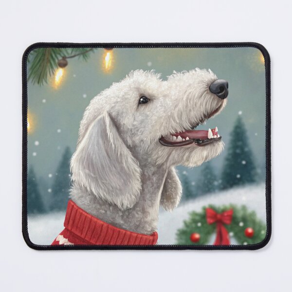 Item preview, Christmas Bedlington Terrier 11 designed and sold by AIfolklore.