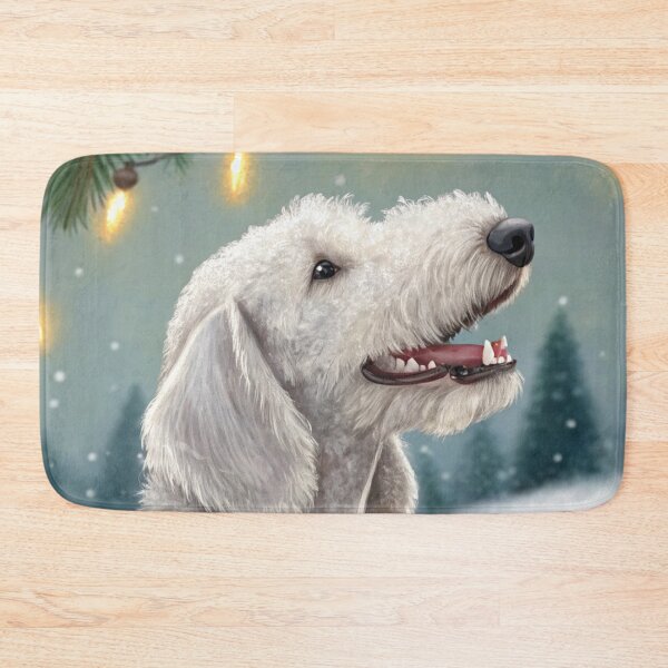 Item preview, Christmas Bedlington Terrier 11 designed and sold by AIfolklore.