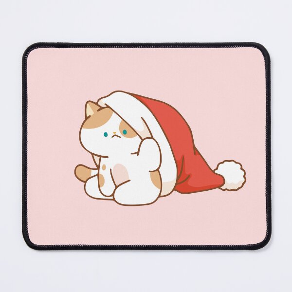 Item preview, Cat in Christmas Santa Hat designed and sold by salposi.