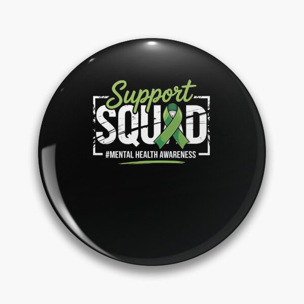 Item preview, Mental Health Support Squad Ribbon Awareness designed and sold by SiegridOffical.