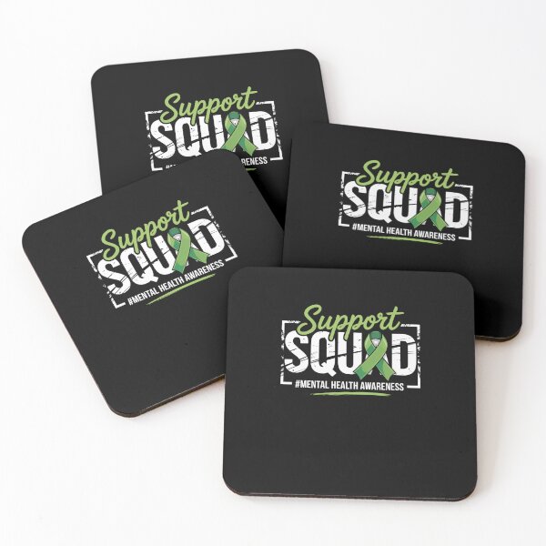 Item preview, Mental Health Support Squad Ribbon Awareness designed and sold by SiegridOffical.