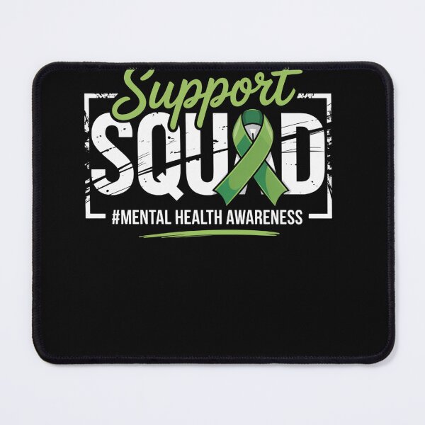 Item preview, Mental Health Support Squad Ribbon Awareness designed and sold by SiegridOffical.