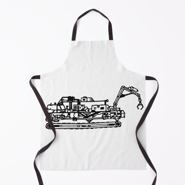 Item preview, Handmade Construction Machine Line Art – Original Bulldozer/Excavator Sketch Design designed and sold by TorqueThread.