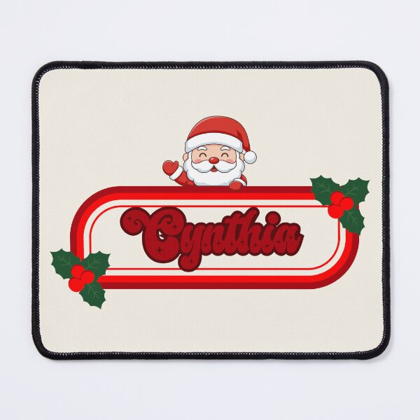 Aperçu de l'œuvre Cynthia et le Père Noël créée et vendue par ArtCraftLab.