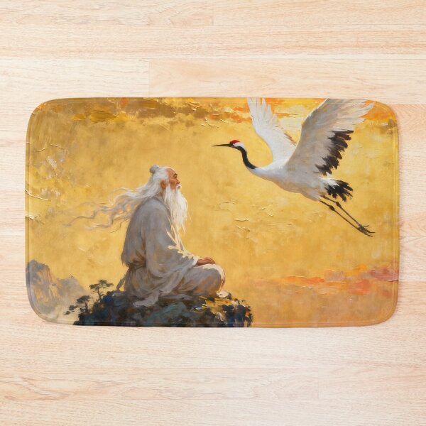 Item preview, The Sage and the White Crane designed and sold by HofTao.