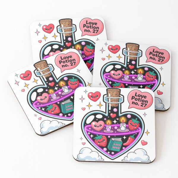 Item preview, Kawaii Love Potion T-Shirt & Sticker – Cute Heart Bottle Art for Valentine’s Day, Romance Fans & Gift Buyers designed and sold by GemBob Creations.