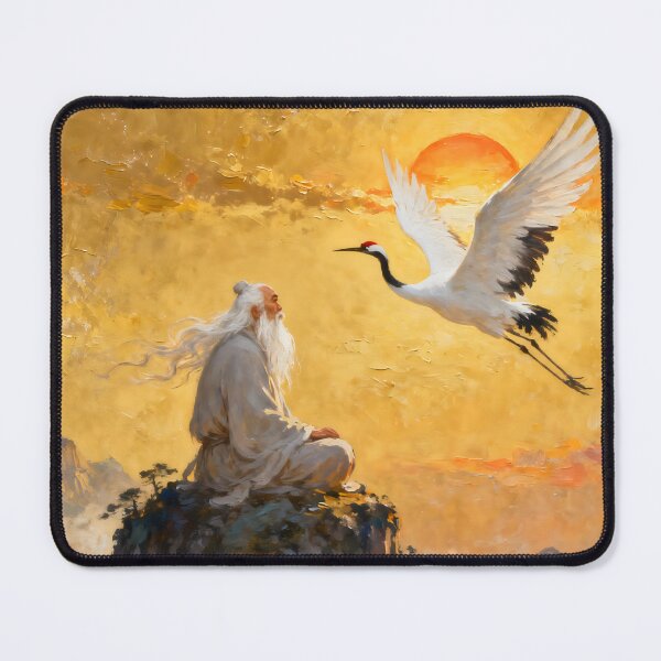 Item preview, The Sage and the White Crane designed and sold by HofTao.