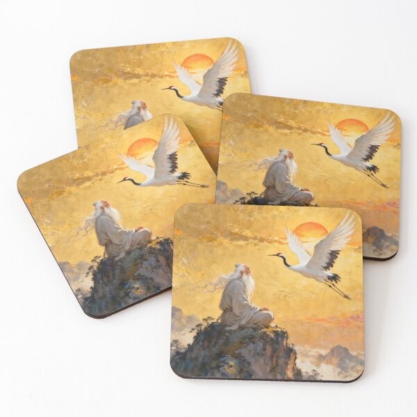 Item preview, The Sage and the White Crane designed and sold by HofTao.