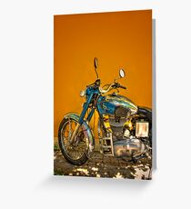 Royal Enfield Greeting Card