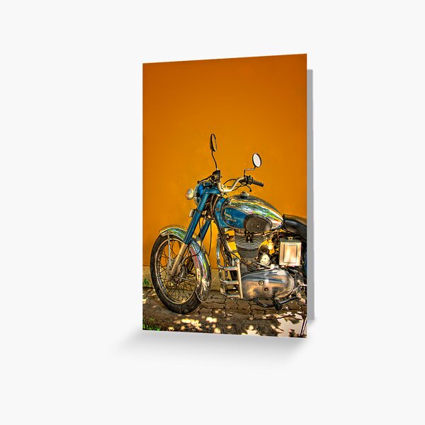 Royal Enfield Greeting Card