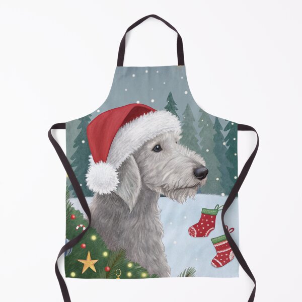 Item preview, Christmas Bedlington Terrier 12 designed and sold by AIfolklore.