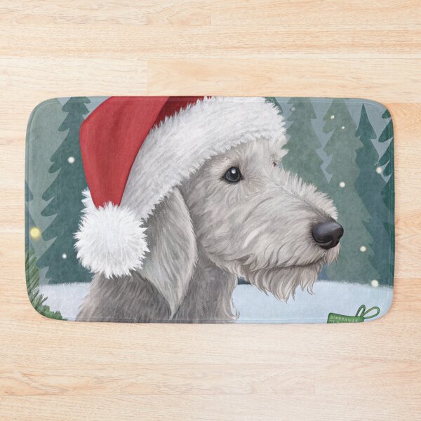 Item preview, Christmas Bedlington Terrier 12 designed and sold by AIfolklore.