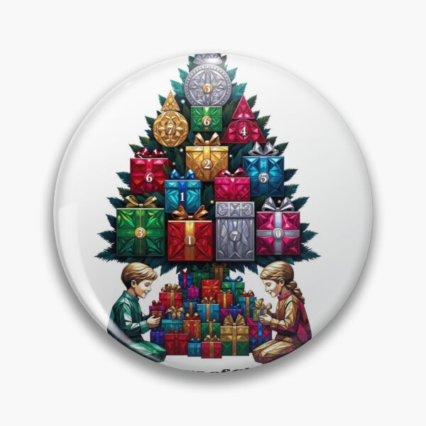 Item preview, Twelve Days of Gifts T-Shirt, Chronological Christmas Art, Children's Holiday Scene designed and sold by YMLux.