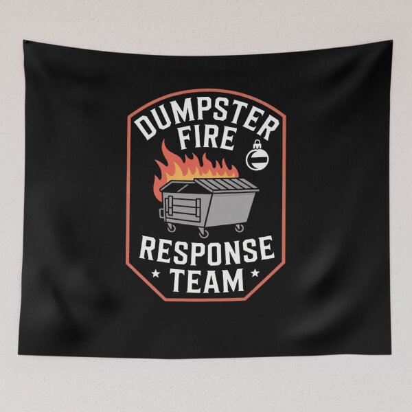 Item preview, Dumpster Fire Response Team designed and sold by Mateusz Majcherek.