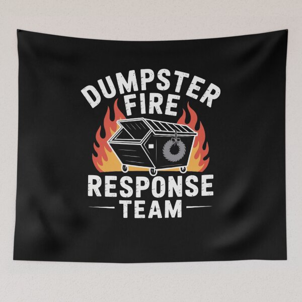 Item preview, Dumpster Fire Response Team designed and sold by Mateusz Majcherek.