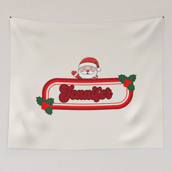 Item preview, Jennifer and Santa Claus designed and sold by ArtCraftLab.