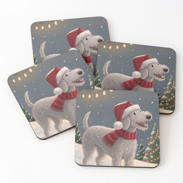 Item preview, Christmas Bedlington Terrier 13 designed and sold by AIfolklore.