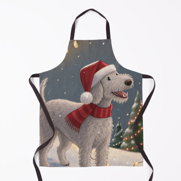 Item preview, Christmas Bedlington Terrier 13 designed and sold by AIfolklore.