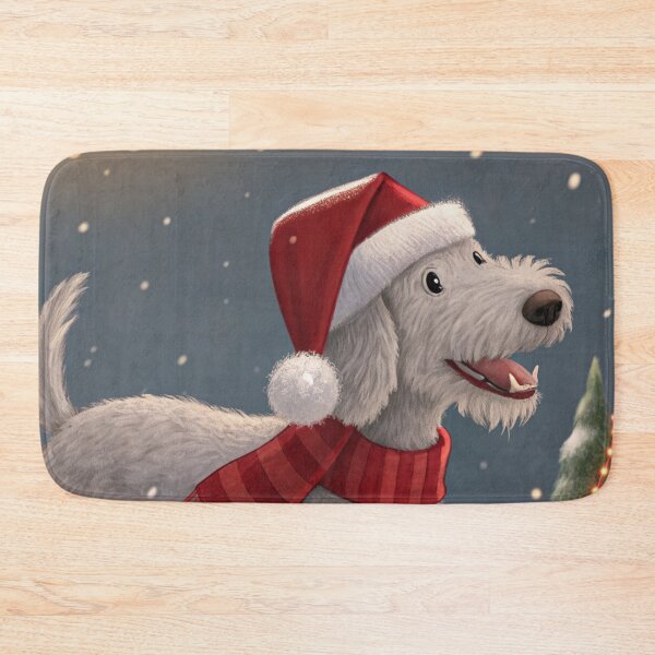 Item preview, Christmas Bedlington Terrier 13 designed and sold by AIfolklore.