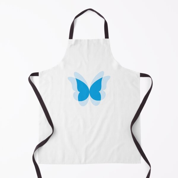Item preview, Butterfly with flapping wings effect (Light Blue on White) designed and sold by STUDIO-72.