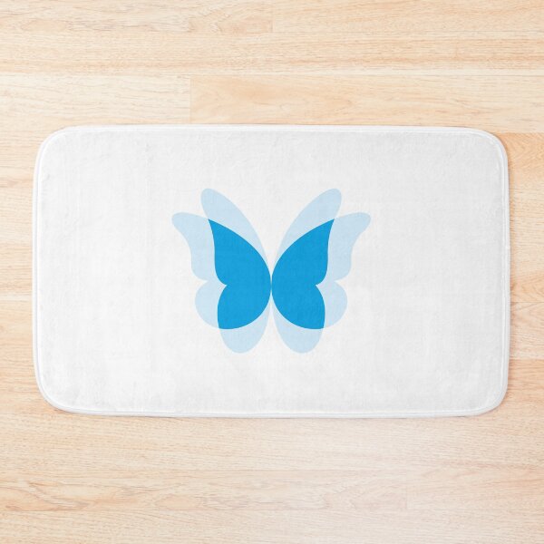 Item preview, Butterfly with flapping wings effect (Light Blue on White) designed and sold by STUDIO-72.