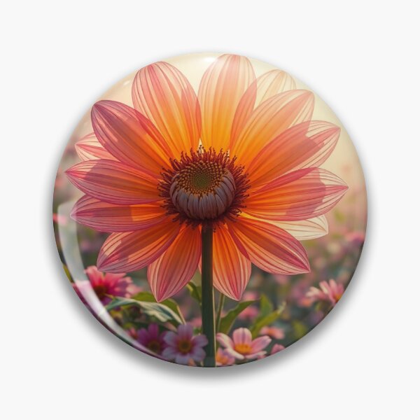 Item preview, Flower in a soft Sunlight with lot of flowers beside it designed and sold by ShipDrop.