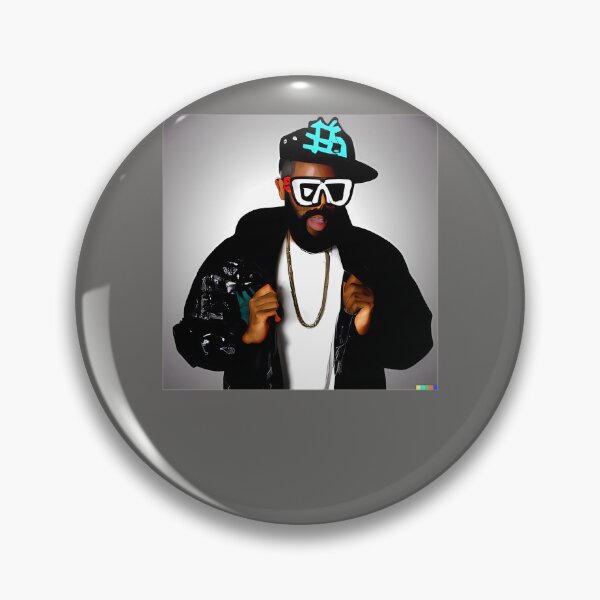 Item preview, RAPPER-WITH-BEARD-AND-SUNGLASSES-RAW-ART-STYLE designed and sold by patrickbouserat.