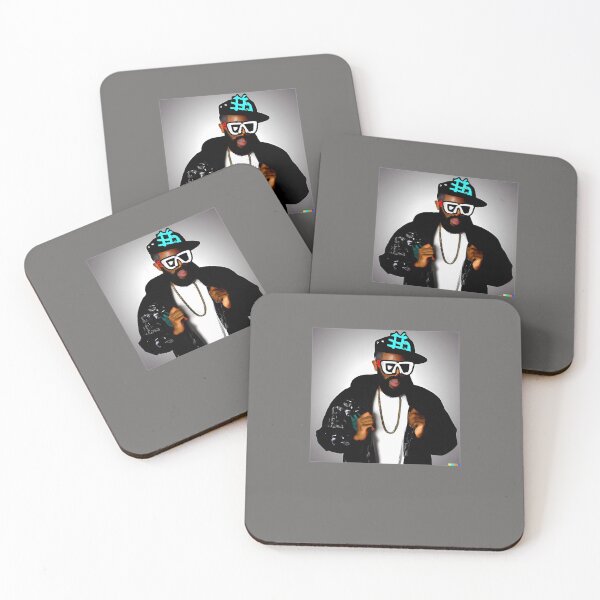 Item preview, RAPPER-WITH-BEARD-AND-SUNGLASSES-RAW-ART-STYLE designed and sold by patrickbouserat.