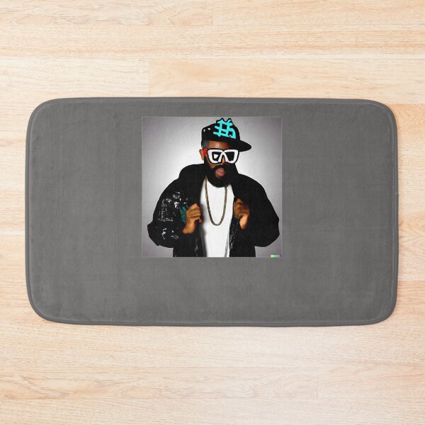 Item preview, RAPPER-WITH-BEARD-AND-SUNGLASSES-RAW-ART-STYLE designed and sold by patrickbouserat.