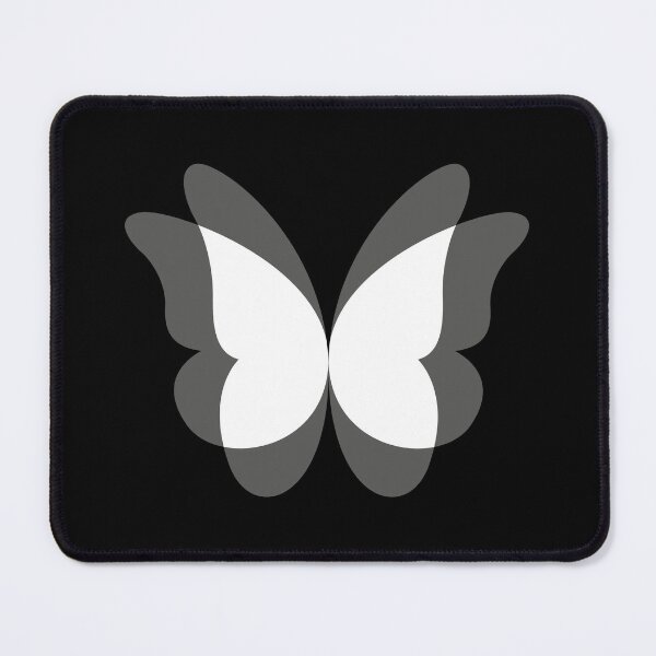 Item preview, Butterfly with flapping wings effect on (White on Black) designed and sold by STUDIO-72.