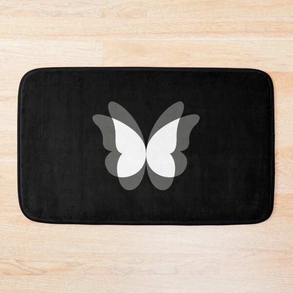 Item preview, Butterfly with flapping wings effect on (White on Black) designed and sold by STUDIO-72.