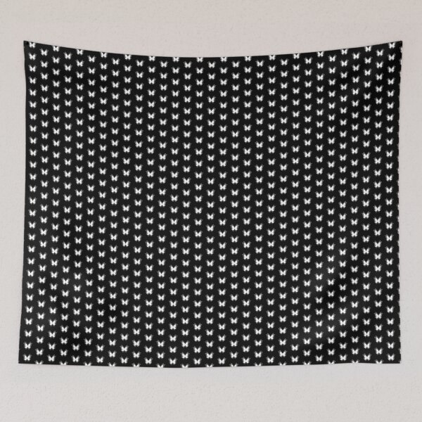 Item preview, Butterfly with flapping wings effect on (White on Black) designed and sold by STUDIO-72.