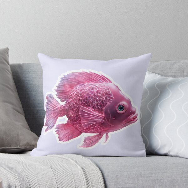 Item preview, Beautiful Pink Fish, Zodiac Water Sign Pisces designed and sold by Sugar Wisdom .