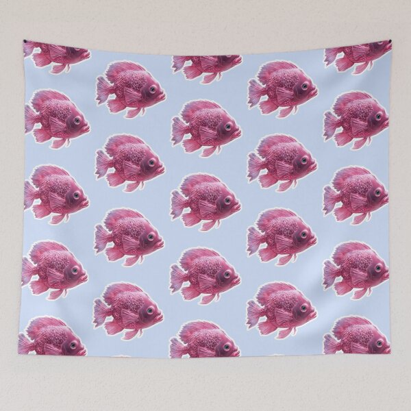 Item preview, Beautiful Pink Fish, Zodiac Water Sign Pisces designed and sold by Sugar Wisdom .