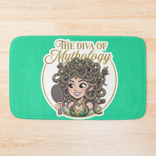 Item preview, Medusa The Diva of Mythology - Cute & Happy Gorgon designed and sold by MythoWorldddd.