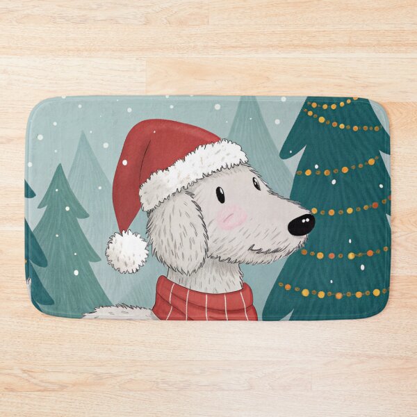 Item preview, Christmas Bedlington Terrier 14 designed and sold by AIfolklore.