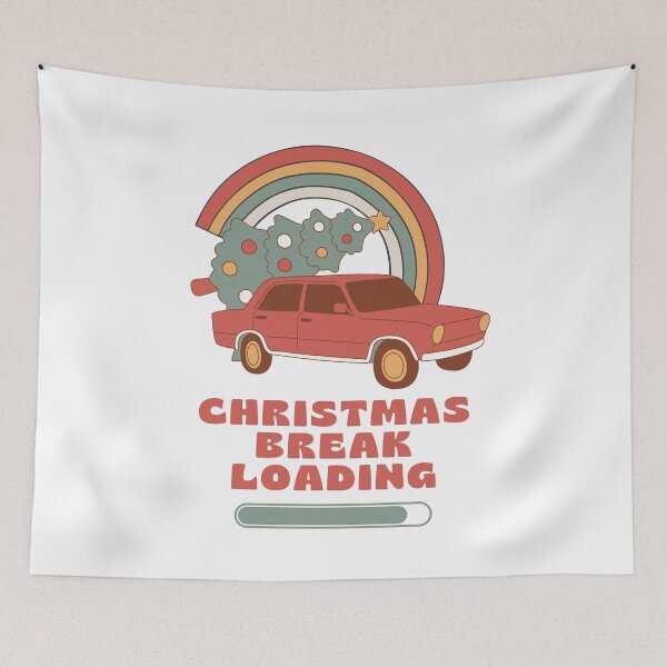 Item preview, Christmas Break Loading Funny Holiday T-Shirt designed and sold by Estte-creative.