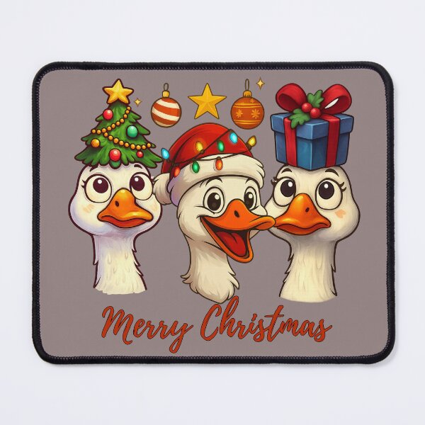 Item preview, Cute Christmas Goose Trio designed and sold by BreezifyDesignStudio.