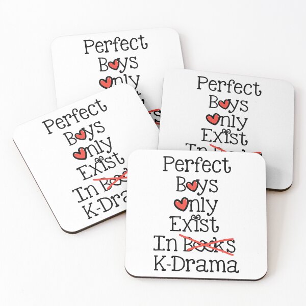 Artikelvorschau, Perfekte Jungs gibt es nur in K-Dramas – Fan-Zitat & süßes Design entworfen und verkauft von Tema EL.