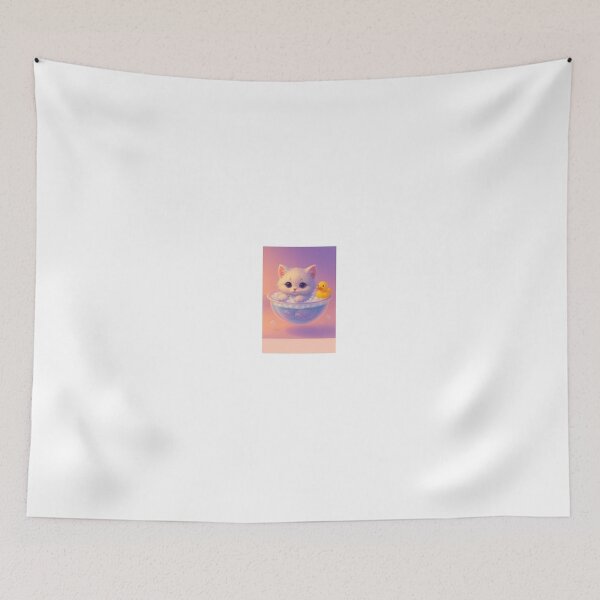 Item preview, Magic Reality Glitch Cat – Dreamy Fantasy Aesthetic Artwork designed and sold by LovelyCatGalaxy.