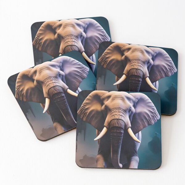 Item preview, Majestic Elephant Standing Proud in Dramatic Light designed and sold by internetwatcher.