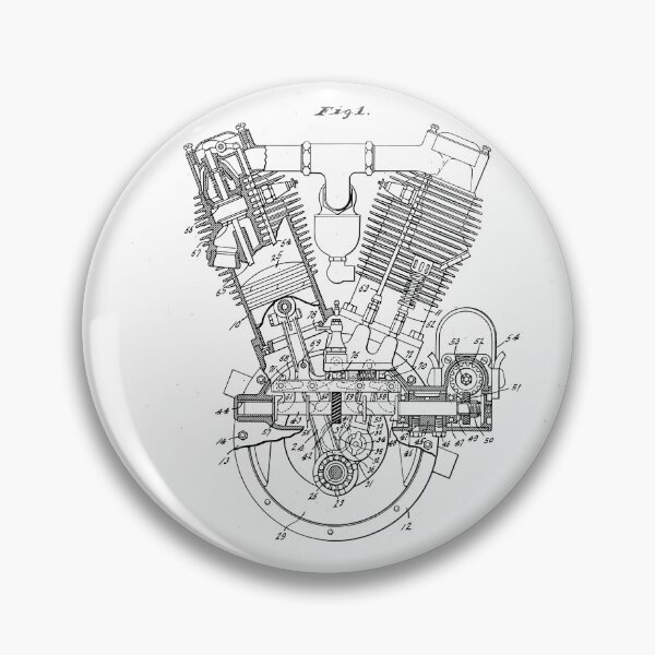 Item preview, Spacke and Brownlee 1914 Engine (black print) designed and sold by HeathWayPrints.