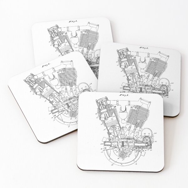Item preview, Spacke and Brownlee 1914 Engine (black print) designed and sold by HeathWayPrints.