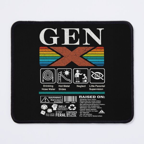 Item preview, GEN X Vintage Retro Sunset Tee FAFO Generation Self Sufficient Sarcasm Gift designed and sold by Cree8if.