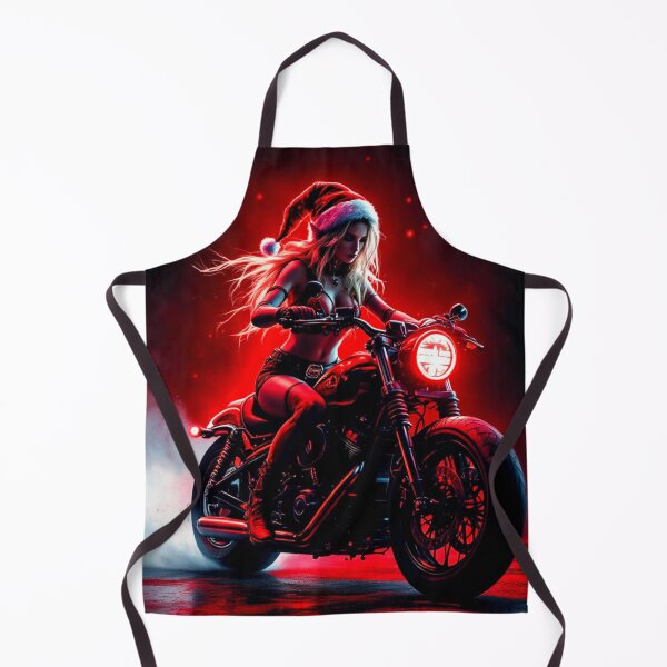 Item preview, Santa Night Rider, designed for black fabrics designed and sold by SteadyRolling.