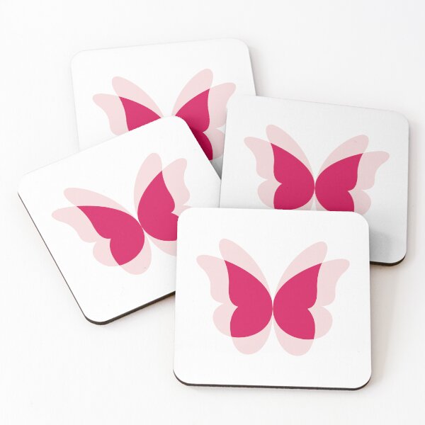 Item preview, Butterfly with flapping wings effect (Fuchsia on White) designed and sold by STUDIO-72.