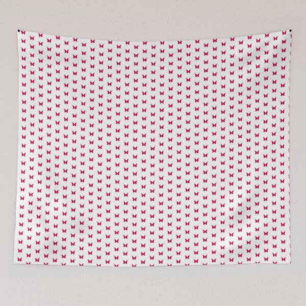 Item preview, Butterfly with flapping wings effect (Fuchsia on White) designed and sold by STUDIO-72.