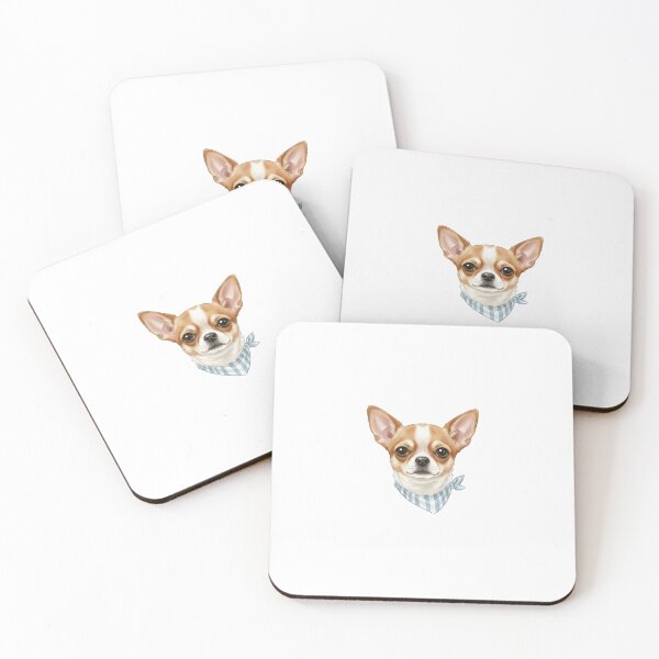 Item preview, Chihuahua With Bandana – Tiny & Bold Dog Illustration designed and sold by kimbo1106.