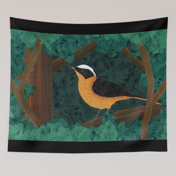 Item preview, Snowy Headed Robin Chat  designed and sold by JustCritters.
